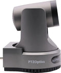 Five Pack 4K PTZ Camera Bundle Featuring 20x Optical Zoom Smart Auto Tracking And One Precision Joystick Controller Dead Simple Setup For Live Studios And Broadcast Rigs side view of PTZ camera with NDIHX output.