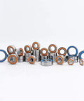 Ball Bearing Kit For Traxxas Nitro Revo 3.0 Monster Truck Sealed Bearings In Orange And Blue Mixed Sizes For Smooth Power Transfer And Lasting Durability An Easy RC Upgrade For Off Road Bashing, mixed sealed bearings