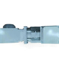 Pro Level Heavy Duty Gear Reducer For Industrial Motors With Effortless Speed Control And Bulletproof Torque Transmission, top view of grey unit.