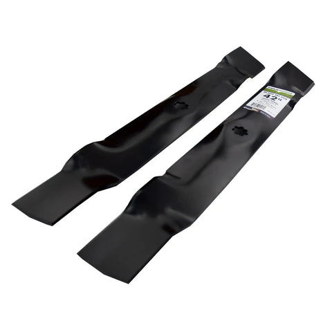 Beefy 2 Blade Set For 42 Inch Cut Poulan Husqvarna Craftsman Lawn Mowers Replacement For OEM 127843 138498 durable easy install
