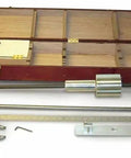 Dynamic Cone Penetration Test Equipment DCPT for In Situ Soil Testing with tools and wooden carrying case displayed