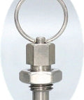Top Shelf M6 Stainless Steel Knob Plunger With Secure Locking Threads And Smooth Glide Action Go Anywhere Indexing Hardware Pin with ring.