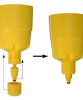 Bleed Kit For Magura Hydraulic Disc Brakes All In One Bicycle Brake Service Set With Mineral Oil featuring yellow funnel component