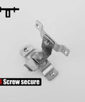 Heavy Duty Stainless Steel Flip Door Latch With 90 Degree Bar Gate Lock Brushed Finish Built To Last For Doors Cabinets Chests And Gates