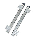 Full Extension Ball Bearing Drawer Slides 1 Pair For Home Office Long Rail Silver 27mm 1.06 Inch Easy Tool Free Installation