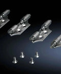 TS 130 Degree Hinges For TS And SE Enclosures Durable Industrial Hinges displayed with screws on black background