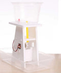 DIY Hydroelectric Power Generator Kit For Kids And Students - Hands-On Water Turbine Science Project For Home And Classroom Learning Renewable Energy Model Easy Assembly Educational STEM Lab Tool displaying a simple setup with water container and turbine mechanism.
