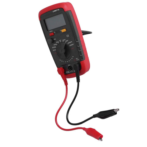 Capacitance Meter Multimeter For Capacitors 0.1pF To 20000uF With LCD Backlight And Safety Jacket 1999 Digit Display
