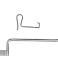 Steel Fence Wire Tightener 20 Pieces Kit With Tightening Handle for quick firm fixing, shown disassembled on white background.