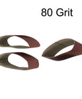 Heavy Duty 75 X 457 mm Sanding Belts 3 Pcs Wood Polishing Abrasive Paper 80 To 320 Grit Belt Sander Accessories 80 grit sandpaper for woodworking.