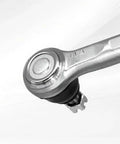 Close-up view of front lower control arm bushings and stabilizer link tie rod end suspension kit for Honda Accord 2018-2021 direct replacement.