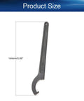 C Hook Wrench For 28-32mm Round Nut Metric Collet Chuck Spanner Heavy Duty Household Repair Tool, 144mm size with hang hole