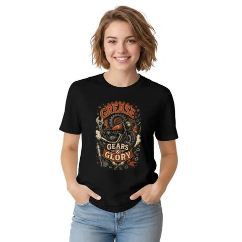 Super Soft Vintage Mechanical Engineer Tee For The Garage Gear Head Who Loves Gears Grit And Workbench Vibes As A Cool Gift For Real Engineers, black unisex cotton shirt with vintage print.