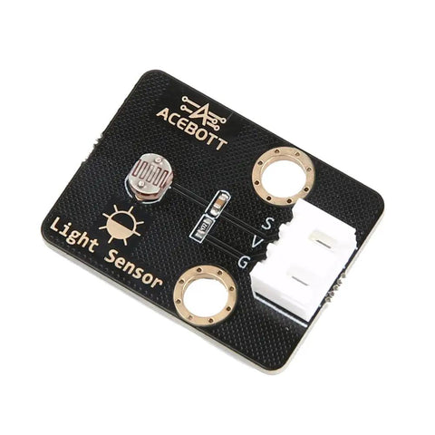 Six Pack LDR Light Sensor 5516 Photoresistor LM393 3 Pin 3.3 to 5V Compatible With Arduino and ESP32 Easy Plug with XH254 Quick Connect Cables and Slot Style Mount black sensor module