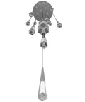 Top Shelf Polished Chrome 13 Light Flush Mount Ceiling Chandelier With Dimmable Bulbs Included Ready For Your Home Boosting Slick Design And Cozy Illumination That Truly Hit Different Daily, showcasing sleek chrome fixture with crystal accents.