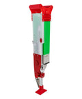 Handheld Seed Planter And Seeder Tool For Garden Use, Transplanter Seed Bulb Planter, Fertilizer Spreader in red and green