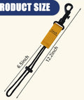 Scuba Diving Lanyard Clips 3 Pack With Durable Nylon Webbing, Adjustable Cord And Slide Locking, product size shown