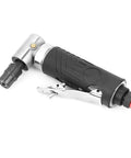 Pro Tier Slick Angle Pneumatic Die Grinder with compact angled head, designed for precise detail work and heavy metal chops.