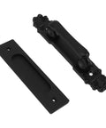 Sliding Barn Door Handles And Pulls Set With Aluminum Alloy Double Sided Hardware, Black Flush Backboard Design, Easy Install For Barn