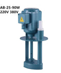 Heavy Duty Machine Tool Cooling Pump That Delivers Killer Performance With 90 Watts And 25 L Min Flow Rate For Zero Sweat Metalworking Coolant Circulation On 220V Or 380V Power Cycles In Any Pro Workshop Setup, showing compact electric design.