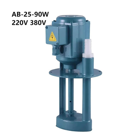 Heavy Duty Machine Tool Cooling Pump That Delivers Killer Performance With 90 Watts And 25 L Min Flow Rate For Zero Sweat Metalworking Coolant Circulation On 220V Or 380V Power Cycles In Any Pro Workshop Setup, showing compact electric design.