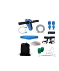 60 To 80 Foot Backyard Zip Line Kit With Swing Seat And Steel Trolley, Spring Brake System, All Weather Hardware visible in kit