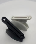 Sturdy Nylon RV Door Catch Holders For Motorhomes Trailers Camper Van Retainers With Heavy Duty Pressure Resistance, black and white clips.