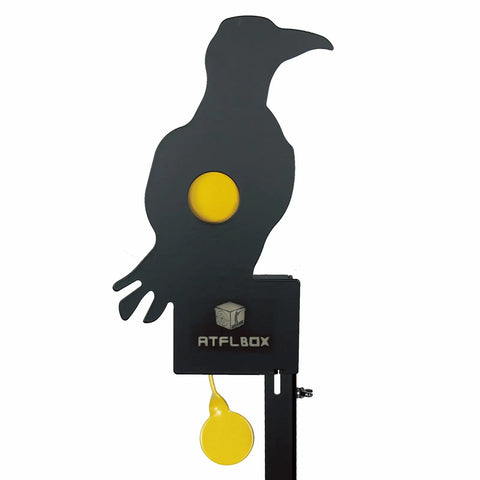 Auto Reset Metal Eagle Target For Air Rifles Outdoor Backyard Plinking Practice For 177 And 22 Caliber Pellets Durable Steel Target