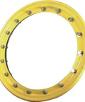 Beadlock ring for 15-inch wheels, yellow finish with Grade-8 bolts