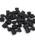 Black plastic clips for assembling 60cm Plastic Balustrade Mold Roman Column Concrete Mold Kit for DIY Cement Casting