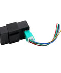 4 Pin DC CDI Box for 50cc to 300cc ATVs and go-karts with a square plug and multi-colored wires for ignition control.
