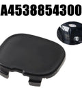 Direct Fit Front Bumper Tow Hook Eye For Smart Fortwo 453 2016 2018 OEM A4538854300 Replacement Black Plastic Durable Tow Hook Assembly For Easy Refit, Precise OEM Replacement, No Modifications, black bumper cap