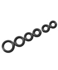 Close-up of different sizes in the 1.4 To 2.8mm Rubber O Rings Box Set With 12 Sizes, Watch Gaskets For Waterproof Seals, O Ring Kit.