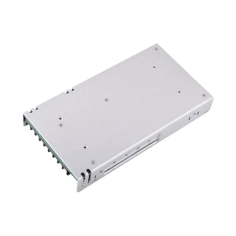 Top Shelf 24 Volt 350 Watt Switching Power Supply For Industrial Automation And Led Arrays With Wide Voltage Input Range And Smooth High Efficiency Dc Output, compact metal casing.