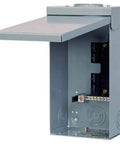 Load Center 125 Amp 4-Space 8-Circuit Main-Lug Panel 120/240V 1-Phase 3-Wire EQ Series Plug-In Breaker Flush Or Surface Mount Gray Enclosure Built For Pro-Grade Home Electrical Panel Upgrades open gray steel load center