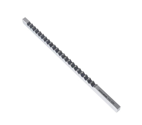 No 10-10A Pro Grade Keyway Broach Set In Fitted Box High Speed Steel Four Broaches Style B One Eighth And Three Sixteenths Style C One Quarter And Three Eighths With Collared Bushings One Half To Three Quarters For Precision Machining