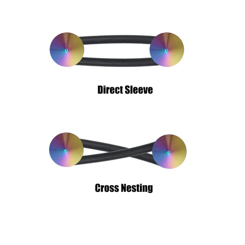 Universal Front And Rear Bumper Quick Release Fasteners Set Four Piece Multicolor Umbrella Type Clips Made Of Aluminum Alloy