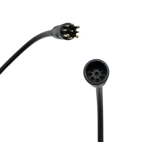 9 Pin Ebike Motor Extension Cable With Female To Male Connectors Waterproof Ebike Wire Kit For Ebikes And EScooters Ride Ready 1.5 By 600 Millimeter Flexible Durable High Quality