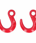 2 Pack Large Opening Lifting Hooks Built Tough For 6500 Lbs Load Bearing Beefy Alloy Steel Crane Hooks For Industrial Construction And Shipping