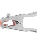 Heavy Duty 800A Earth Ground Clamp For Arc Welder With Copper Clip, showing close-up of electroplated copper clip and grip structure.