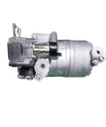Rock Solid Hybrid Electric Auto Climate Compressor Replacement Mercedes Benz OEM A0008303204 showing side view with connectors.