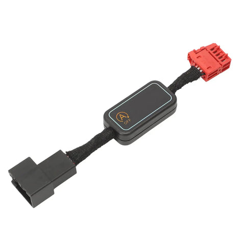Plug And Play Auto Start Stop Eliminator Harness Cable with connectors for Tiguan 2018-2024, designed to reduce wear on starter.