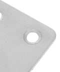 Close-up of Stainless Steel Flat Plate Brackets 48 Pack, 1.1mm Thick With 5mm Holes detail