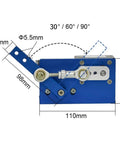 Side view of 12V Linear Actuator With 90 Degree Stroke And 110 RPM No Load Speed 0.67 Kgcm Torque DC Worm Geared Motor