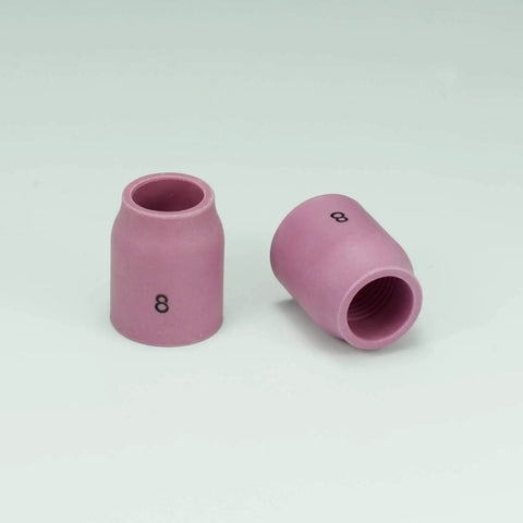Two Gas Lens Pro Grade Alumina Nozzle Ceramic Cups 53N61S 8 Gauge Half Inch 12.5 Millimeters for TIG torches