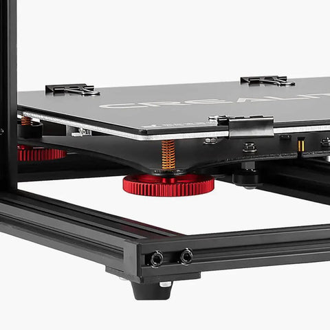 Upgraded Aluminum Leveling Nuts And Springs Kit For Ender 3 Pro Ender 3 V2 Ender 3 Max Ender 5 Plus Ender 5 Pro CR 10 Series installed