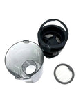 Dust Cup Multi Cone Cyclone Filter For M12 And H12 Dual Wet And Dry Vacuum Cleaners, Large Capacity Clear Cup Washable Design