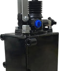 Portable 45cc Single Acting Hydraulic Hand Pump With 2 Quart Tank 4350 PSI Output Handy Manual Power, front view