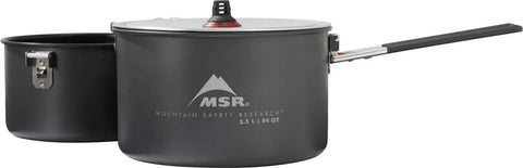 Lightweight Aluminum Two Pot Camping Cook Set With Premium Ceramic Nonstick Coating Ideal For Cooking Up Gourmet Outdoor Meals