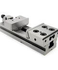 Heavy Duty Quick Action Industrial Vise Delivering Killer Parallel Grip For Secure Clamping On Mini Cnc Milling Machines close-up view of robust metal construction
